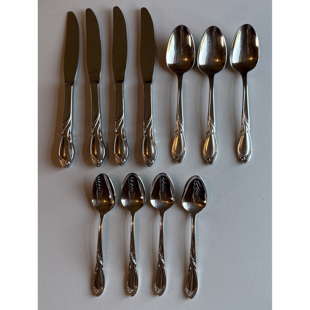 Retroneu Stephanie 18-8 Stainless Steel Flatware Lot of 11 Replacement Korea